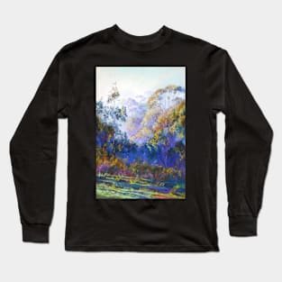 Winter Blues - (Near Seymour, Victoria) Long Sleeve T-Shirt